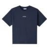A.P.C. Mens Asics Wind T-Shirt Dark Navy Blue