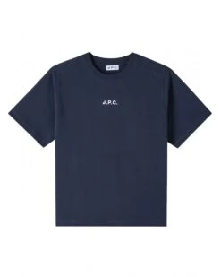 A.P.C. Mens Asics Wind T-Shirt Dark Navy Blue
