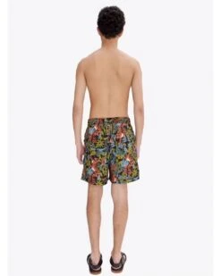 A.P.C. Mens Bobby Floral Swimshorts Multicoloured -Repertoire Fashion Store a p c mens bobby floral swimshorts multicoloured p46034 310806 image