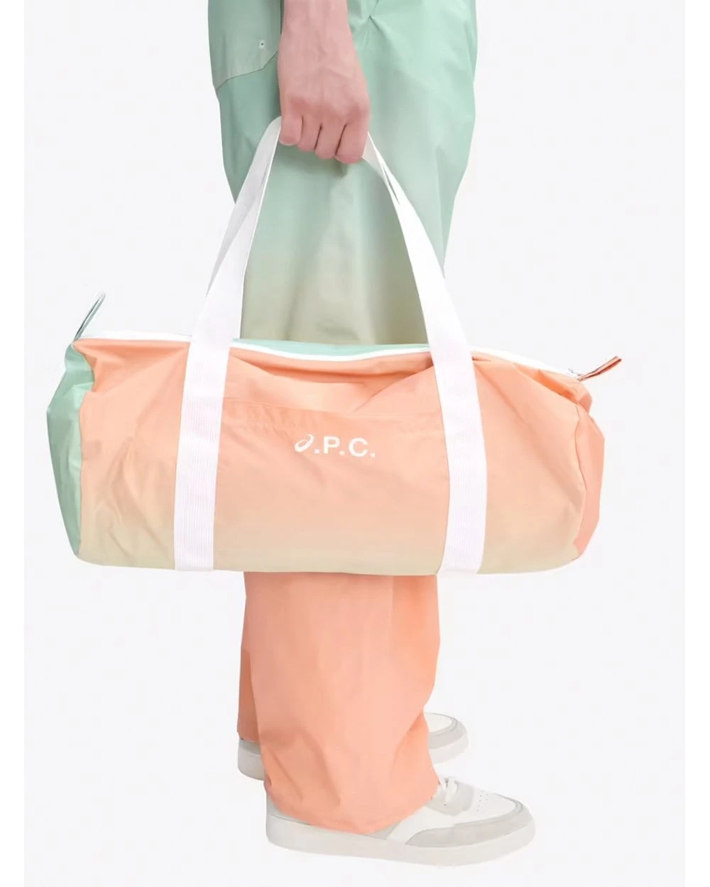 A.P.C. Unisex Asics Gym Bag Dark Multicoloured 6 A.P.C. Unisex Asics Gym Bag Dark Multicoloured - Image 6