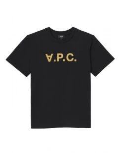 A.P.C. Unisex Grand Standard VPC T-Shirt Black/Beige