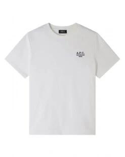 A.P.C. Unisex Rue Madame T-Shirt White/Navy