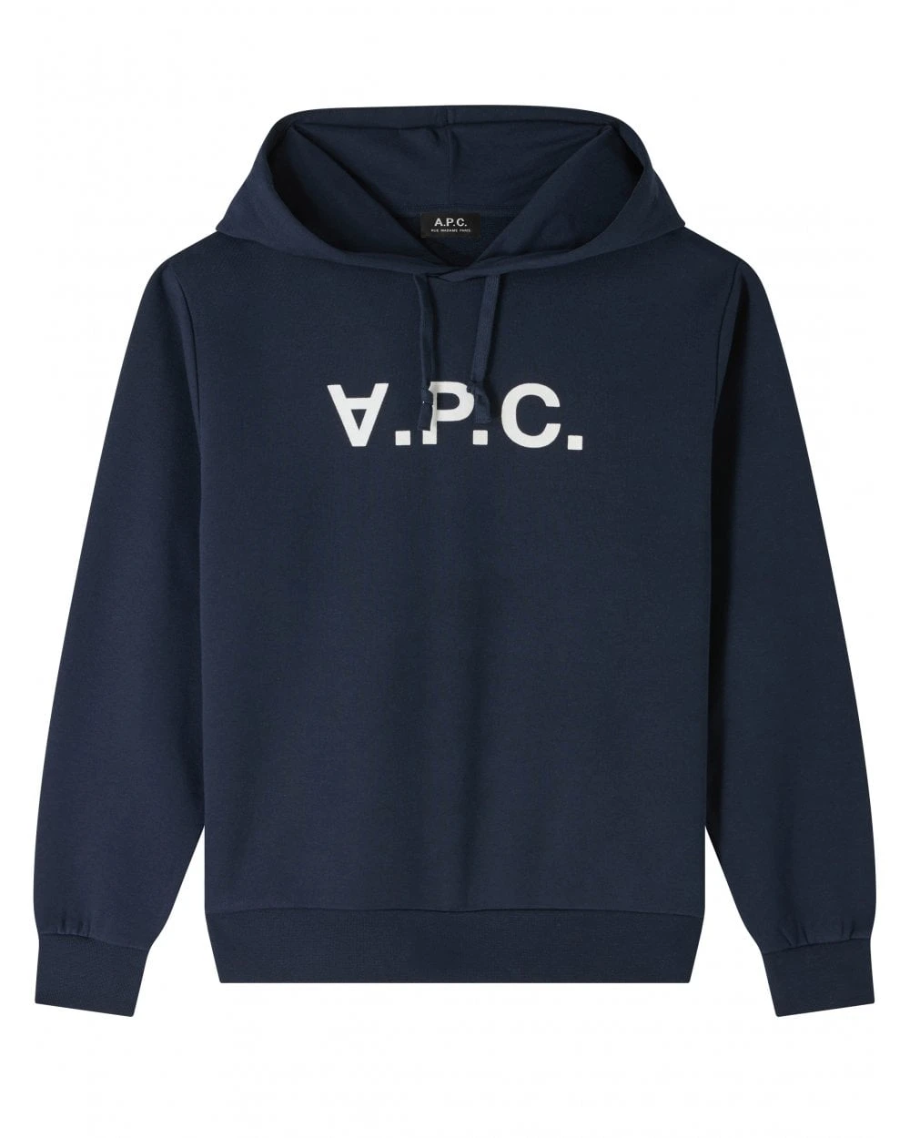 A.P.C. Unisex Standard Grand V.P.C. Hoodie Dark Navy 1 A.P.C. Unisex Standard Grand V.P.C. Hoodie Dark Navy