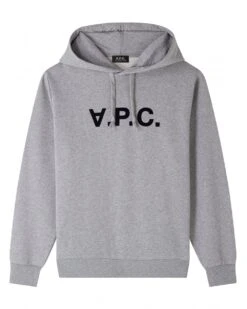 A.P.C. Unisex Standard Grand V.P.C. Hoodie Heather Grey