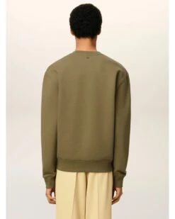 Ami Mens De Coeur Sweatshirt Bronze Green 10 Ami Mens De Coeur Sweatshirt Bronze Green -Repertoire Fashion Store ami mens de coeur sweatshirt bronze green p46852 318873 image