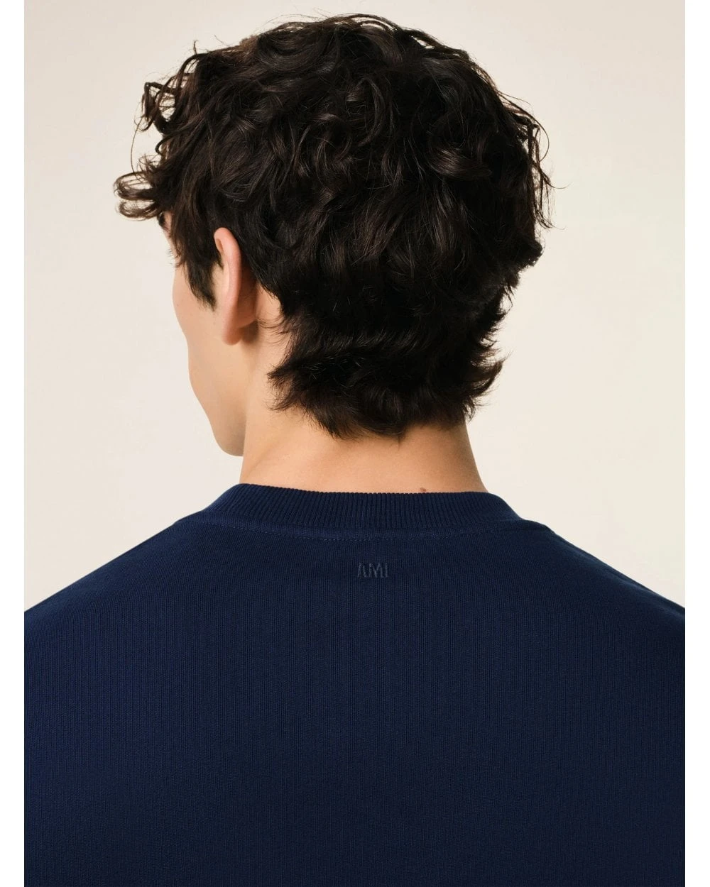 Ami Mens De Coeur Sweatshirt Night Blue 6 Ami Mens De Coeur Sweatshirt Night Blue - Image 6