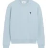 Ami Mens De Coeur Sweatshirt Sky Blue -Repertoire Fashion Store ami mens de coeur sweatshirt sky blue p46853 318833 image