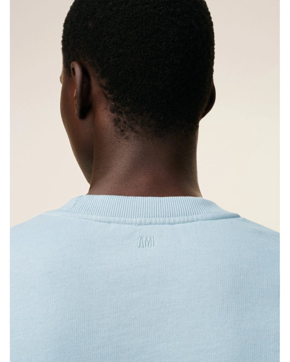 Ami Mens De Coeur Sweatshirt Sky Blue 6 Ami Mens De Coeur Sweatshirt Sky Blue - Image 6