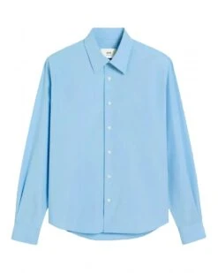 Ami Mens De Coeur Tailor Shirt Ciel Blue