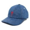 Ami Mens Denim Cap Used Blue