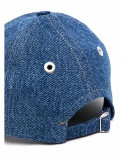 Ami Mens Denim Cap Used Blue -Repertoire Fashion Store ami mens denim cap used blue p45487 298653 image