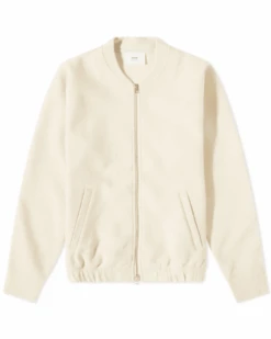 Ami Mens Embroidery Jacket Vanilla