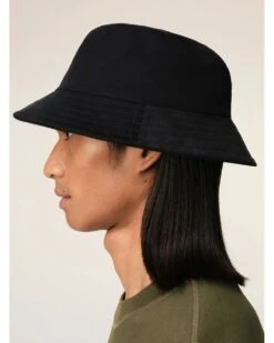 Ami Mens Embroidery Logo Bucket Hat Black -Repertoire Fashion Store ami mens embroidery logo bucket hat black p46073 310765 image