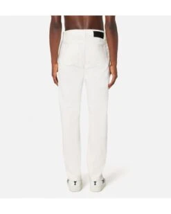 Ami Mens Straight Fit Jeans, White Denim -Repertoire Fashion Store ami mens straight fit jeans white denim p40461 227711 image