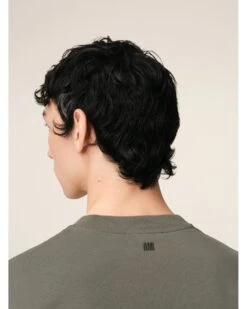 Ami Unisex De Coeur Tonal Heart T-Shirt Smoke Grey -Repertoire Fashion Store ami unisex de coeur tonal heart t shirt smoke grey p46043 304632 image