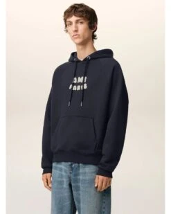 Ami Unisex Paris Patch Hoodie Navy Blue 9 Ami Unisex Paris Patch Hoodie Navy Blue -Repertoire Fashion Store ami unisex paris patch hoodie navy blue p46058 310632 image