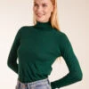 Roll Neck Jumper(Green Roll Neck Solid Jumper)