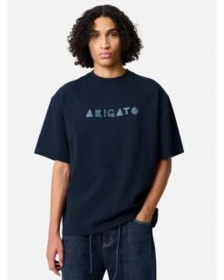 Axel Arigato Mens Annotate T-Shirt Navy -Repertoire Fashion Store axel arigato mens annotate t shirt navy p46693 316735 image