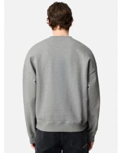 Axel Arigato Mens Bird Bee Sweater Jumper Melange Grey -Repertoire Fashion Store axel arigato mens bird bee sweater jumper melange grey p46695 316795 image