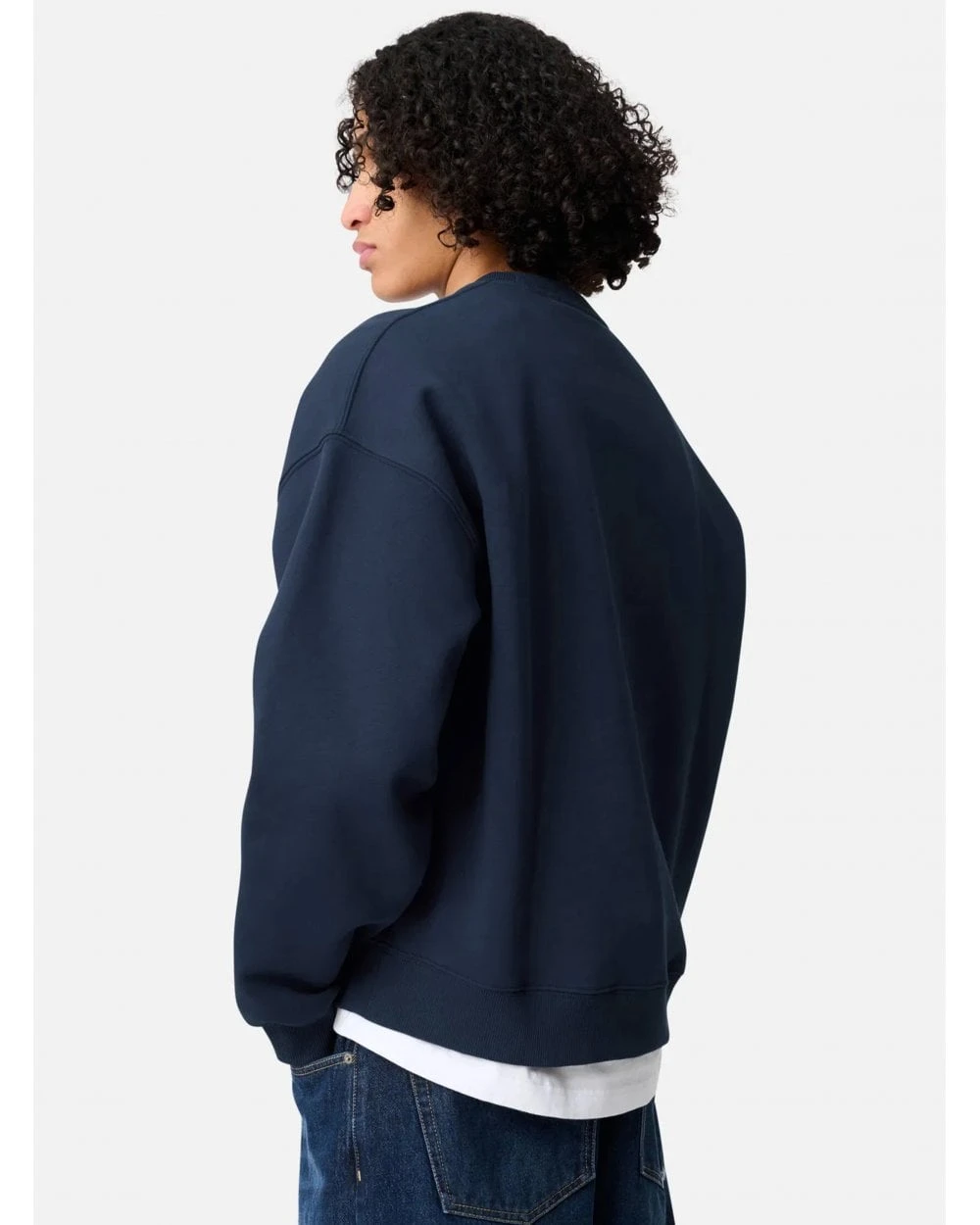 Axel Arigato Mens Bird Bee Sweater Jumper Navy 5 Axel Arigato Mens Bird Bee Sweater Jumper Navy - Image 5