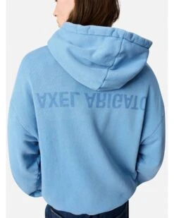 Axel Arigato Mens Distorted Text Hoodie Dark Cornflower Blue 10 Axel Arigato Mens Distorted Text Hoodie Dark Cornflower Blue -Repertoire Fashion Store axel arigato mens distorted text hoodie dark cornflower blue p46701 316922 image