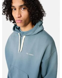 Axel Arigato Mens Ethnos Text Hoodie Dusty Blue -Repertoire Fashion Store axel arigato mens ethnos text hoodie dusty blue p46698 316854 image