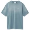 Axel Arigato Mens Gradient Spray T-Shirt Dusty Blue