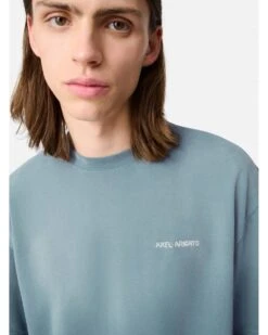 Axel Arigato Mens Gradient Spray T-Shirt Dusty Blue -Repertoire Fashion Store axel arigato mens gradient spray t shirt dusty blue p46690 316660 image