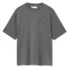 Axel Arigato Mens Micro Bee Bird T-Shirt Steel Grey