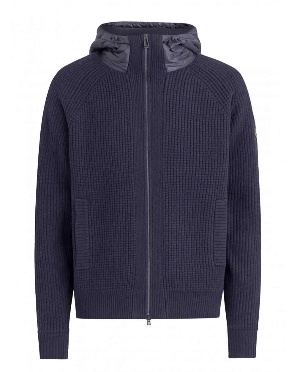 Belstaff Mens Anton Zip Cardigan Jacket Dark Ink 1 Belstaff Mens Anton Zip Cardigan Jacket Dark Ink