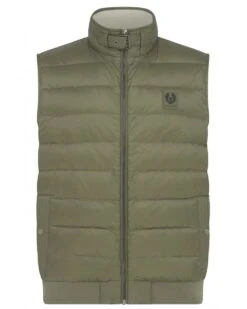 Belstaff Mens Circut Gilet Surplus Green