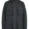Belstaff Mens Fieldmaster Wax Jacket Dark Ink Navy