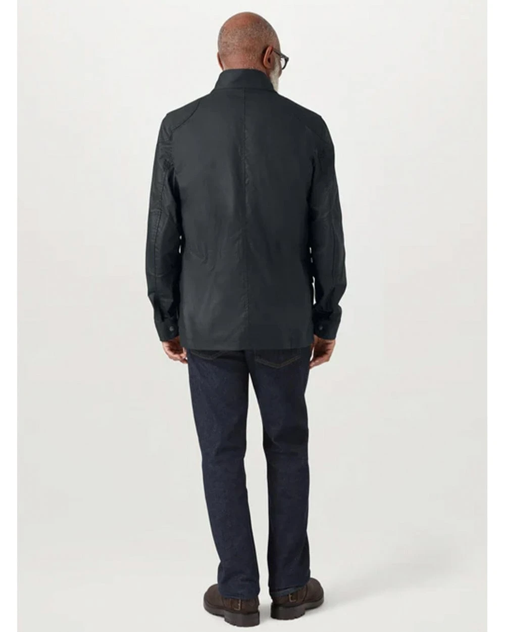 Belstaff Mens Fieldmaster Wax Jacket Dark Ink Navy 3 Belstaff Mens Fieldmaster Wax Jacket Dark Ink Navy - Image 3