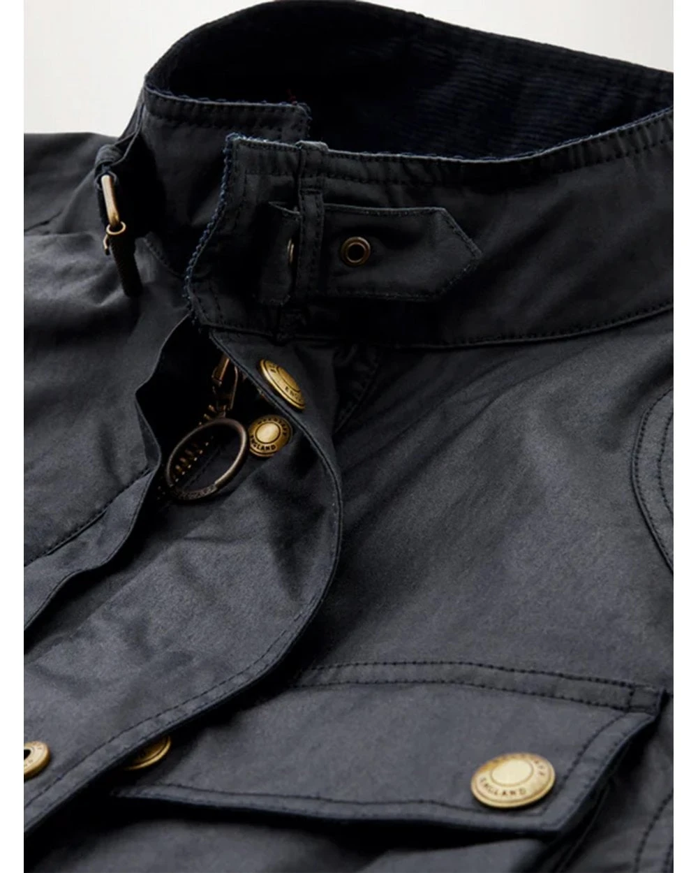 Belstaff Mens Fieldmaster Wax Jacket Dark Ink Navy 4 Belstaff Mens Fieldmaster Wax Jacket Dark Ink Navy - Image 4