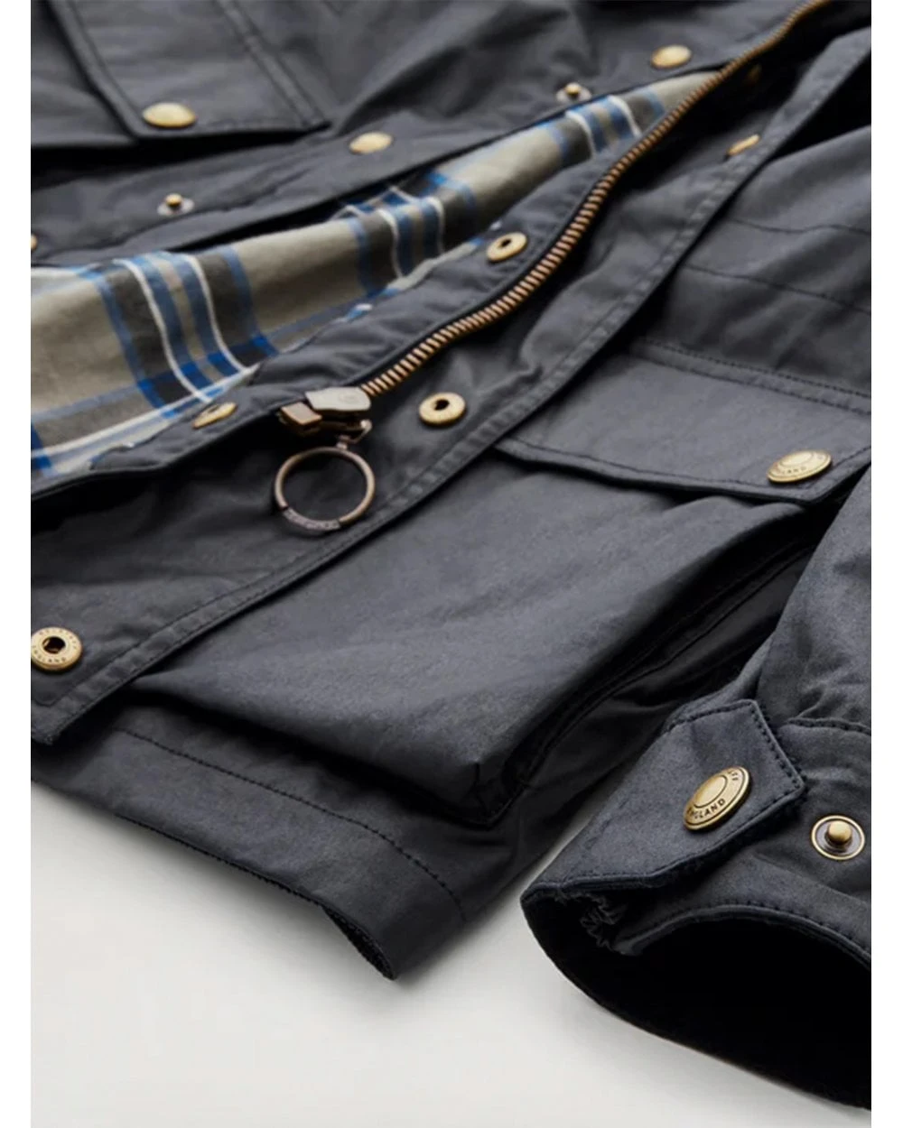 Belstaff Mens Fieldmaster Wax Jacket Dark Ink Navy 6 Belstaff Mens Fieldmaster Wax Jacket Dark Ink Navy - Image 6