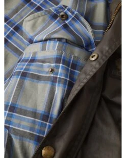 Belstaff Mens Fieldmaster Wax Jacket Faded Olive Green -Repertoire Fashion Store belstaff mens fieldmaster wax jacket faded olive green p46834 318579 image