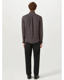 Belstaff Mens Linen Scale Shirt Washed Black 9 Belstaff Mens Linen Scale Shirt Washed Black -Repertoire Fashion Store belstaff mens linen scale shirt washed black p46330 304249 image