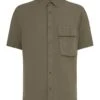 Belstaff Mens Linen Scale Short Sleeve Shirt Surplus Green 3 Belstaff Mens Linen Scale Short Sleeve Shirt Surplus Green -Repertoire Fashion Store belstaff mens linen scale short sleeve shirt surplus green p46329 311114 image