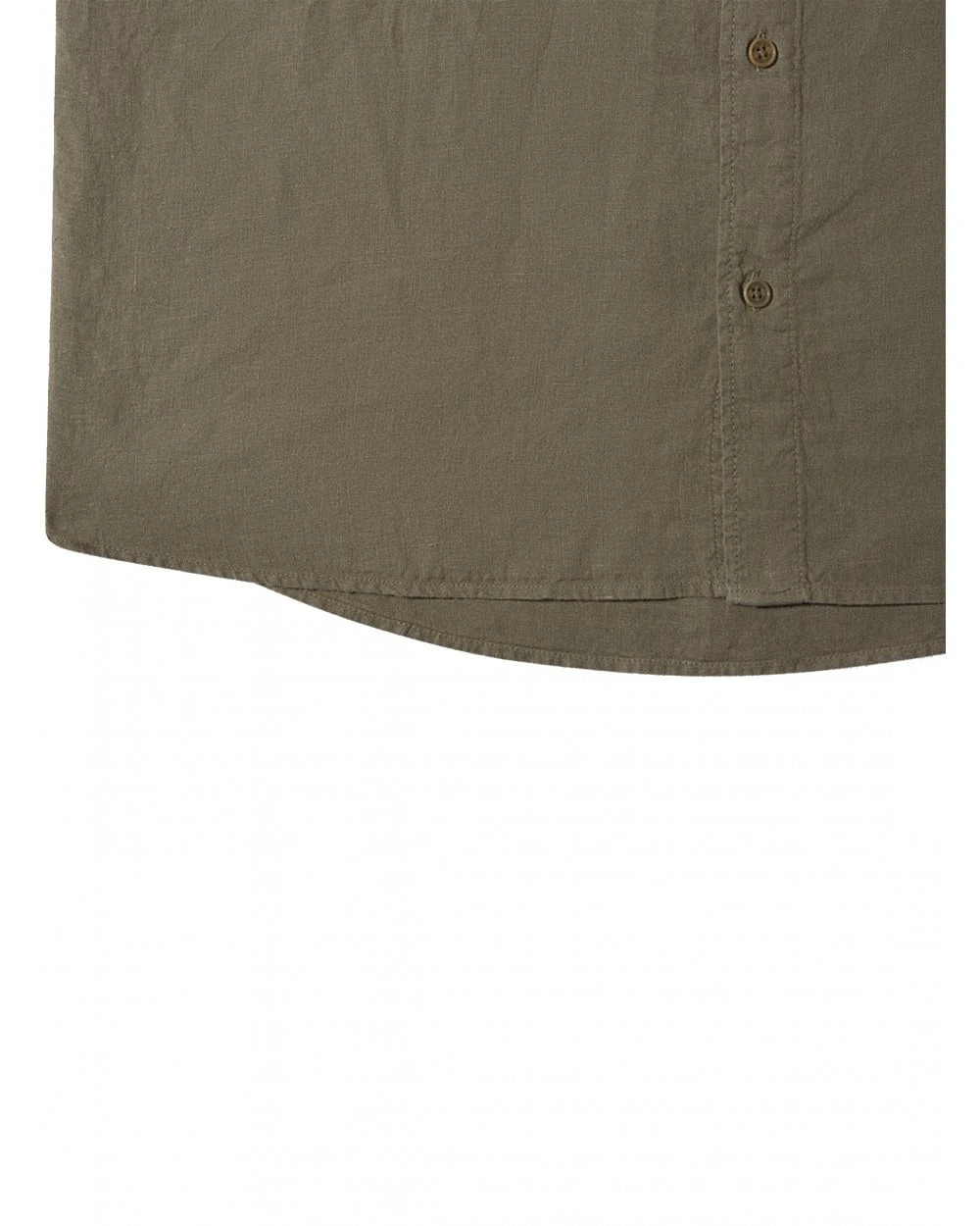 Belstaff Mens Linen Scale Short Sleeve Shirt Surplus Green 3 Belstaff Mens Linen Scale Short Sleeve Shirt Surplus Green - Image 3