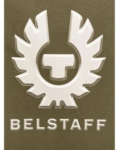 Belstaff Mens Liquify Logo T-Shirt Surplus Green -Repertoire Fashion Store belstaff mens liquify logo t shirt surplus green p46313 307526 image