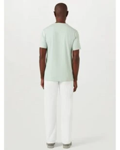 Belstaff Mens Logo Patch T-Shirt Breeze Green -Repertoire Fashion Store belstaff mens logo patch t shirt breeze green p46311 304022 image