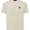Belstaff Mens Logo Patch T-Shirt Stone Beige -Repertoire Fashion Store belstaff mens logo patch t shirt stone beige p46310 303968 image