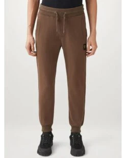 Belstaff Mens Patch Jogger Sweatpants Clay Brown -Repertoire Fashion Store belstaff mens patch jogger sweatpants clay brown p45280 296270 image