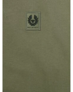 Belstaff Mens Patch Logo Sweatshirt Surplus Green -Repertoire Fashion Store belstaff mens patch logo sweatshirt surplus green p46318 304165 image