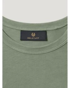 Belstaff Mens Patch Logo T-Shirt Sage Green -Repertoire Fashion Store belstaff mens patch logo t shirt sage green p46805 317985 image