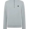 Belstaff Mens Patch Quarter Zip Sweatshirt Quarry Blue -Repertoire Fashion Store belstaff mens patch quarter zip sweatshirt quarry blue p46815 318209 image