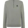 Belstaff Mens Patch Quarter Zip Sweatshirt Sage Green 13 Belstaff Mens Patch Quarter Zip Sweatshirt Sage Green -Repertoire Fashion Store belstaff mens patch quarter zip sweatshirt sage green p46814 318185 image
