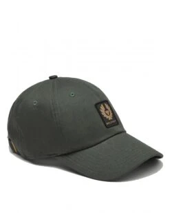 Belstaff Mens Phoenix Logo Cap Tile Green