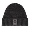 Belstaff Mens Plated Watch Beanie Black/Tornado Grey -Repertoire Fashion Store belstaff mens plated watch beanie black tornado grey p46836 318601 image