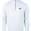 Belstaff Mens Quarter Zip Sweatshirt Sky Blue -Repertoire Fashion Store belstaff mens quarter zip sweatshirt sky blue p46321 307604 image
